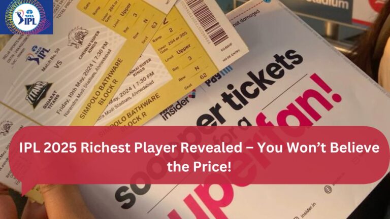 IPL 2025 Richest Player Revealed – You Won’t Believe the Price!